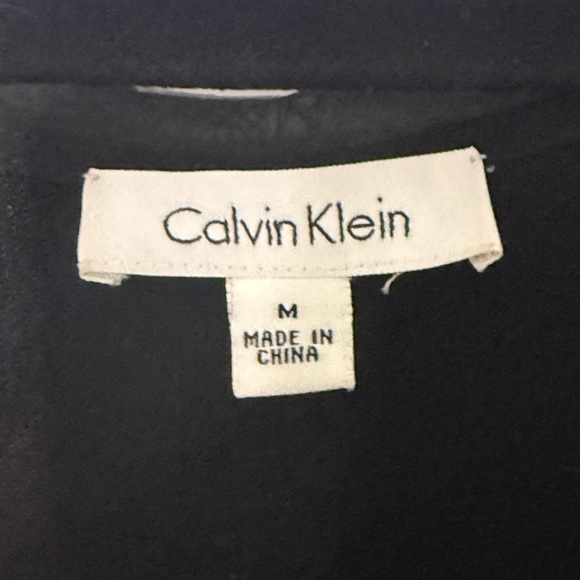 Calvin Klein black Sequin Tank Top with Eyelash Fringe, Medium or M - Picture 3 of 5